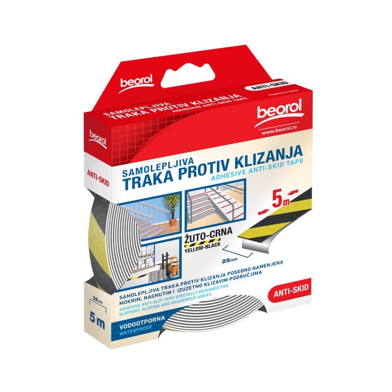11971 Samol.Traka Pr.Klizanja  ANTI-SKID 25mmx5mm ZT-CR